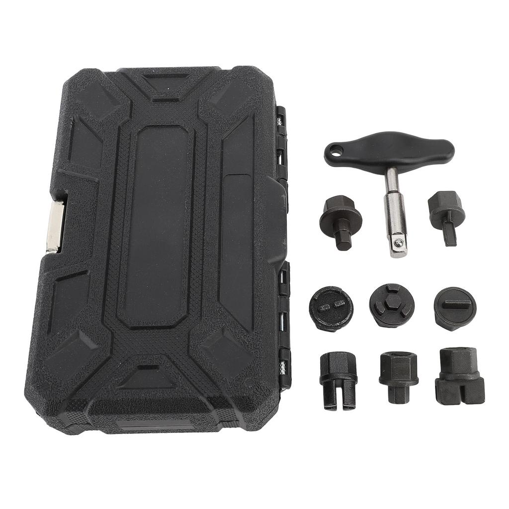 9Pcs Oil Pan Drain Plug Repair Kit Portable Versatile Oil Sump Drain Plug Tool Set for Plastic Oil Pan Oil Drain Plug