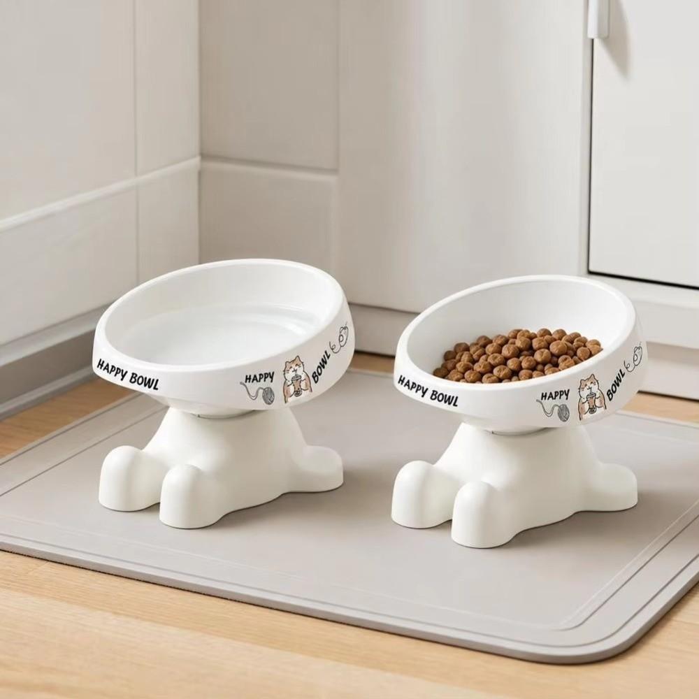 Stainless Steel Elevated Cat Bowl Non-slip Raised Pet Bowl Durable Pet Feeding Bowl Cats Dogs