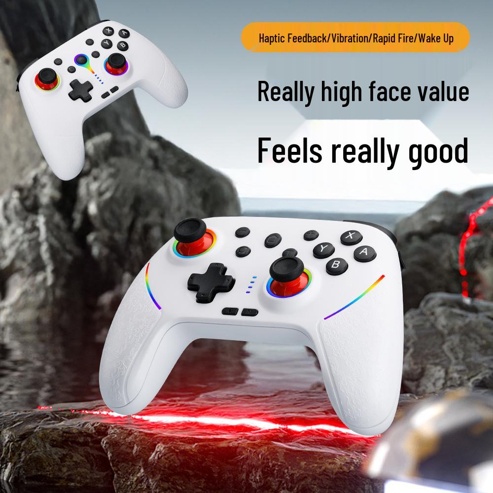 Wireless Bluetooth Game Controller: Cross-Platform for PC, Switch, PS, Android with Six-Axis Vibration