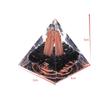 Energy Pyramid Orgonite Reiki Natural Amethyst Peridot Reiki Chakra Meditation Tool Room Decor Crystal Gifts