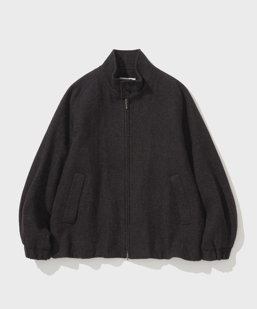 Shirter Wool Harrington Jacket (Purple)