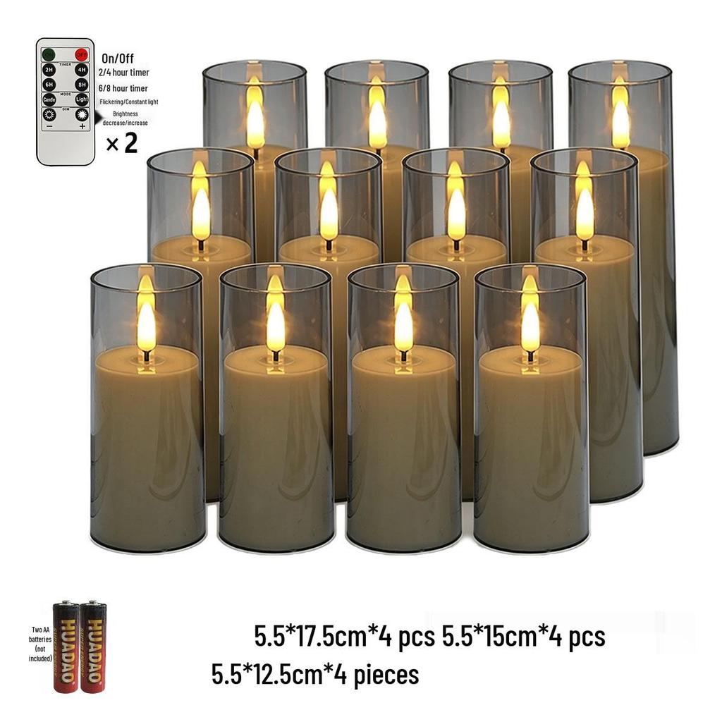 LED Candle Lamp String Lights for Christmas and Halloween - Decorative Luxury Lamp for Dining Table Atmosphere
