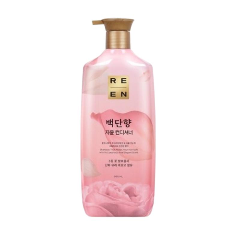 ReEn Jayoon Conditioner Sandalwood 950ml | Oriental Herbal Scalp & Hair Care | Fermented Flower Vinegar Formula | Elegant White Jasmine Scent