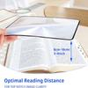 1/3Pcs A5 Full Page Magnifier 3X Optical Plastic Fresnel Lens Bookmark Flat Magnifying Sheet for Elderly Reading Maps Books