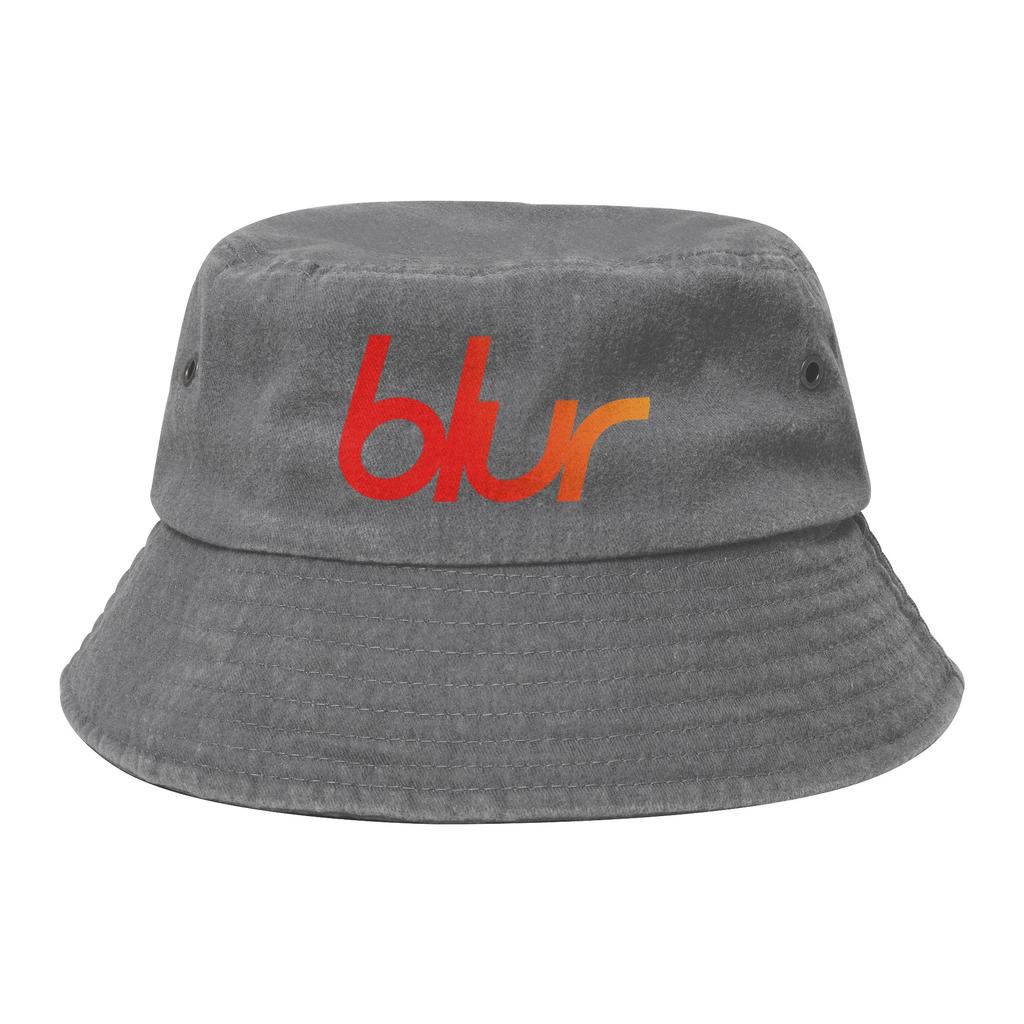 Trendy Blur Band Logo Bucket Hat Unisex UV Protection Outdoor  FisherUnisex Cap Beach Hat