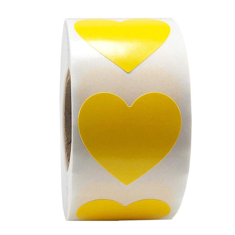 Rotolo di Adesivi a Cuore per San Valentino - Adesivi Rotondi Adesivi Sigillanti a Forma di Cuore per Regali di Matrimonio. Vendita Calda!