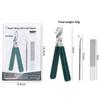 Wide Jaw Nail Clipper 15mm Opening Kit for Ingrown Edge Anti Splash Stainless Steel Trim Tool for Home Pedicure Salon