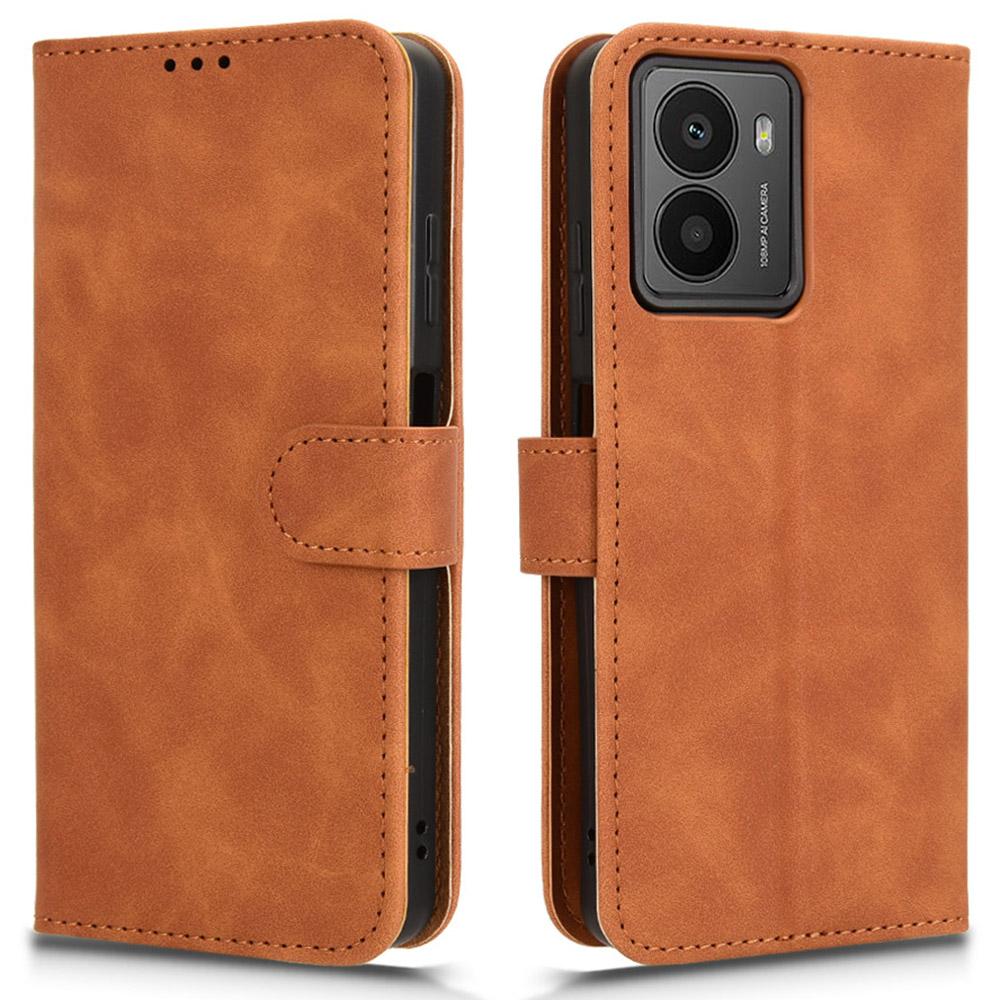 Für HMD Fusion 5G Lederhülle Skin-Feel Anti-Drop Wallet Flip Handyhülle