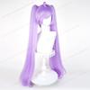 Manaka Laala Cosplay Perücke 95cm Lang Lila Damenperücken Anime Cosplay Perücke Halloween Hitzebeständig Voluminös Yaki Synthetikhaar