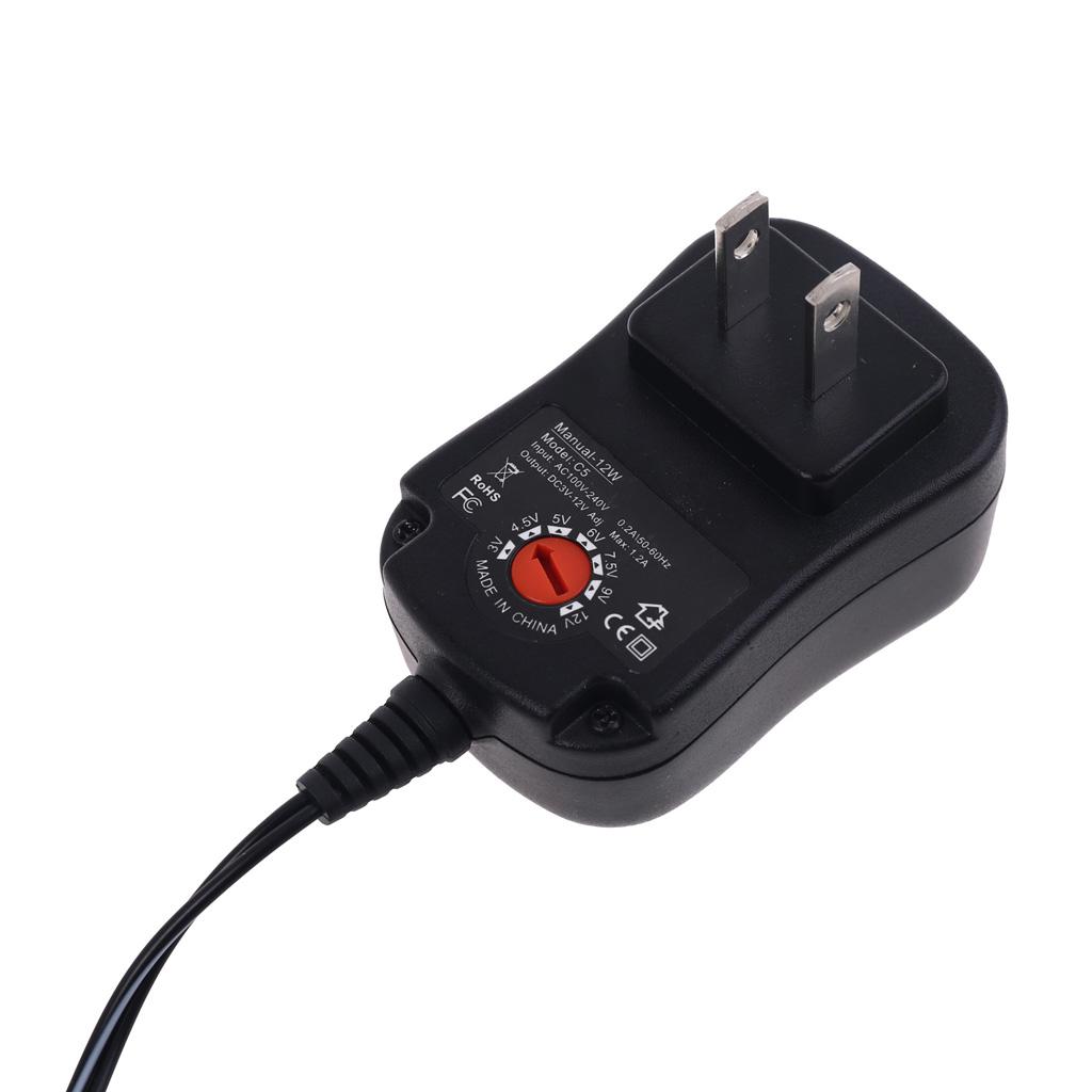 AAA Battery Eliminator US Power Supply Adjustable Voltage 3V 4.5V 6V 9V 12V Adapter Can Replace 2AAA To 8AAA Batteries