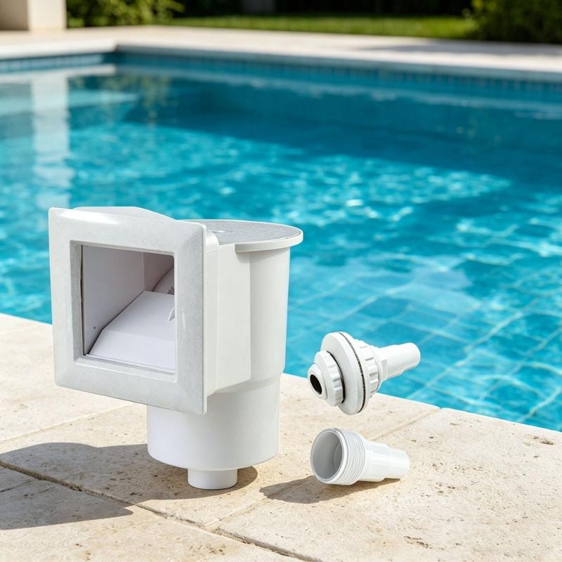 Complete Swimming Pool reader Set possesses Basket Gate And Vacuum Plate For Easy Installation And Good Maintenance