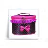 1Pcs Dot Bowknot Women Lace Patchwork Organizer Bag Makeup Cases Female Lace Cosmetic Bag Waterproof Cosmetic Pouch Home
