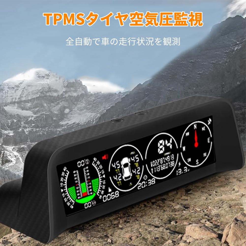 OBEST X91 Head Up Display TPMS Tire Pressure Monitoring Voltage Monitoring Speedometer Multifunction Meter