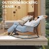 Rattan Weaving Rocking Chair Leisure Sofa Home Balcony Single Lazy Sofa Rocking Chair Rattan Chair Sleep Outdoor Living Room