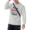 FILA Casual Windproof Hoodie Men Tops White F51M048206F-WT
