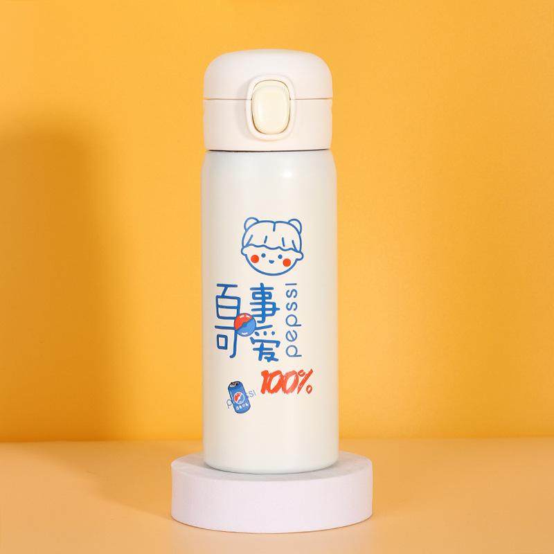 Portable Insulation Cup  500ml Vacuum Flasks Portable Stainless Steel Thermos Cup Water Bottle Travel Tea Mug Office Thermos Cup