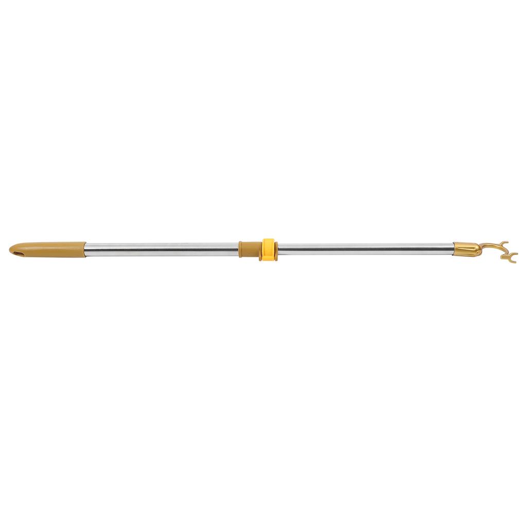 Retractable Metal Clothes Pole Closet Reach Rod Adjustable Clothesline Pole Home Drying Tool Hardware Bracket