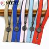 Meetee 3/5 Bucăți Kit de Reparație Fermoar Metalic #3 15-30cm Capăt Închis 40-70cm Capăt Deschis Fermoare pentru Buzunar Îmbrăcăminte Accesorii de Cusut