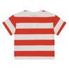 Kangol Kids Henry Neck Bold STripe T shirT Sb 0123 Orange