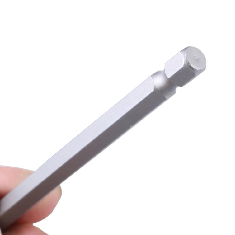 5pcs Magnetic Ballhead End Hex Screwdriver Bit Set,  Alloy Steel, Long Reach 100mm