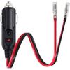 2 Pack 12V Fused Replacement Cigarette Lighter Male Plug 16AWG Extension Cord with LED Light for Car  Auto Turck Car Accessories