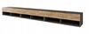 TV Cabinet 300 Modern Hanging/standing 3 Flaps Matera/matt Chestnut with LED