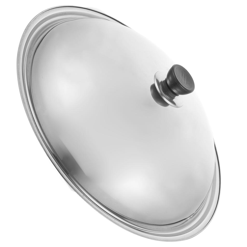 Stainless Steel Pot Lid 34Cm Anti-Scald Cover For Pots Pans Oil Splatter Guard Heat Resistant Cooking Tool Kitchen Gadget