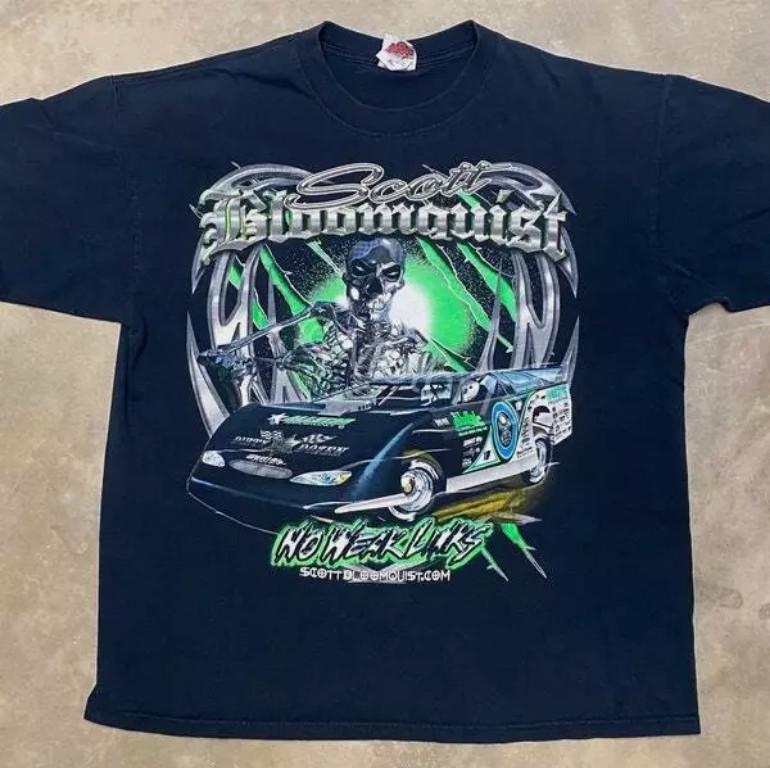 SALE 2000?? Scott Bloomquist Super Dirt Late Model Tee size S-5XL Unisex T-Shirt XXXL