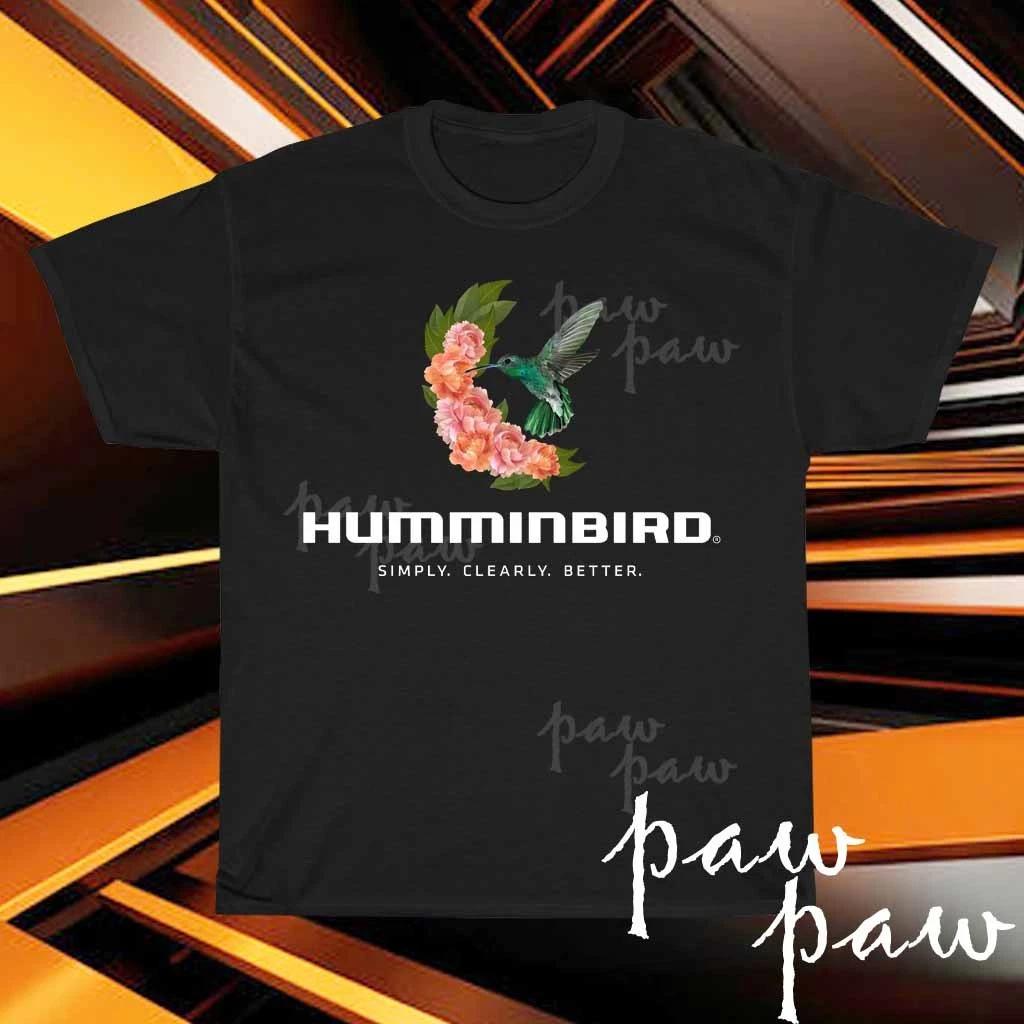New Humminbird Fishing Logo Men s Logo American T-Shirt Funny Size S to 5XL XXL