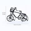 Miniature Bicycles Mini House Furniture Dollhouse Accessory Metal Bike Decorations Supplies Gift 1:12 Scale Black