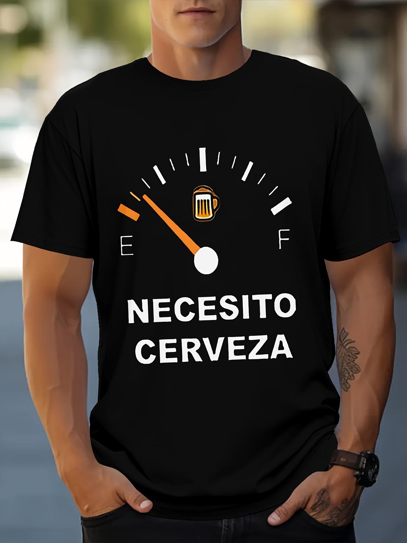 Мужская футболка с принтом в виде градиента цвета пива — фото 15