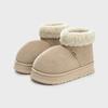 Cotton shoes women's autumn and winter new indoor home anti-skid heightening warm piled thickened all-inclusive cotton slippers