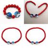 One Piece Portgas D Ace Halskette Whitebeard Piraten Anhänger Rotes Perlenarmband