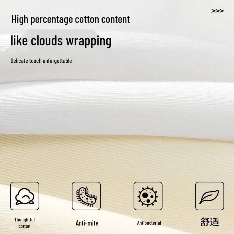 MINISO Men's Japanese Style Cooling Anti-bacterial Elbow-Sleeve T-Shirt