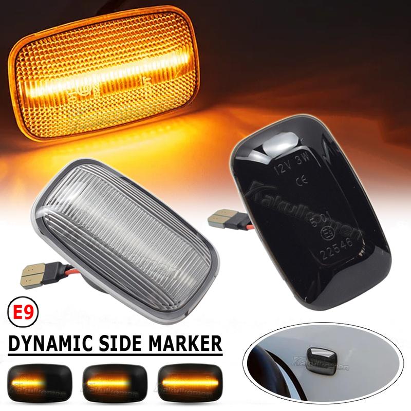 2 Stück Dynamische LED Seitenmarkierungsleuchte Blinkleuchte Für Toyota Land Cruiser 100/70/80 Prado 90 Serie FJ Cruiser Für Lexus LX470