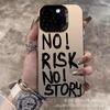 Black English Applicable Apple 15 Color Silver iPhone14Pro Creative 11promax Matte 16 Protective Case 17