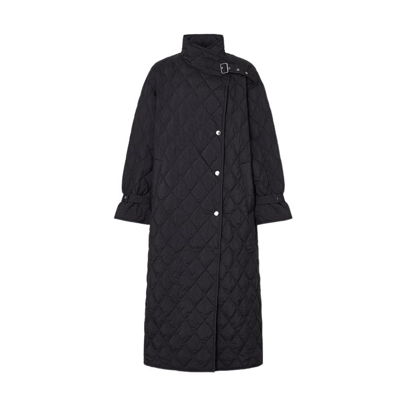 

MO&Co. Женский пуховик с ромбовидной стежкой, воротником-стойкой S 160