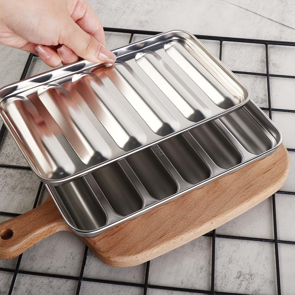 Küche 6-Kammer Edelstahl Hausgemachter DIY Hotdog-Maker Fleischwerkzeug Wurstform Nahrungsergänzungsmittel