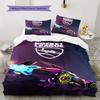 Set Copripiumino Trapuntato Rocket League Copripiumino Federa Decorazione per la Casa Regalo di Compleanno (1 * copripiumino + 2 * federa, senza nucleo)