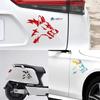 1PC S/M Wolf Head Beast Personality Car Stickers Car'S Reflective Stickers Bumper Decoration Motorcycle Waterproof Window Glass