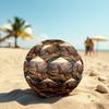 1pc Horse Wildflowers Theme Soccer Ball Football, Size 5, Lightweight PVC, Durable Outdoor Training Soccer Ball, Gift m61417