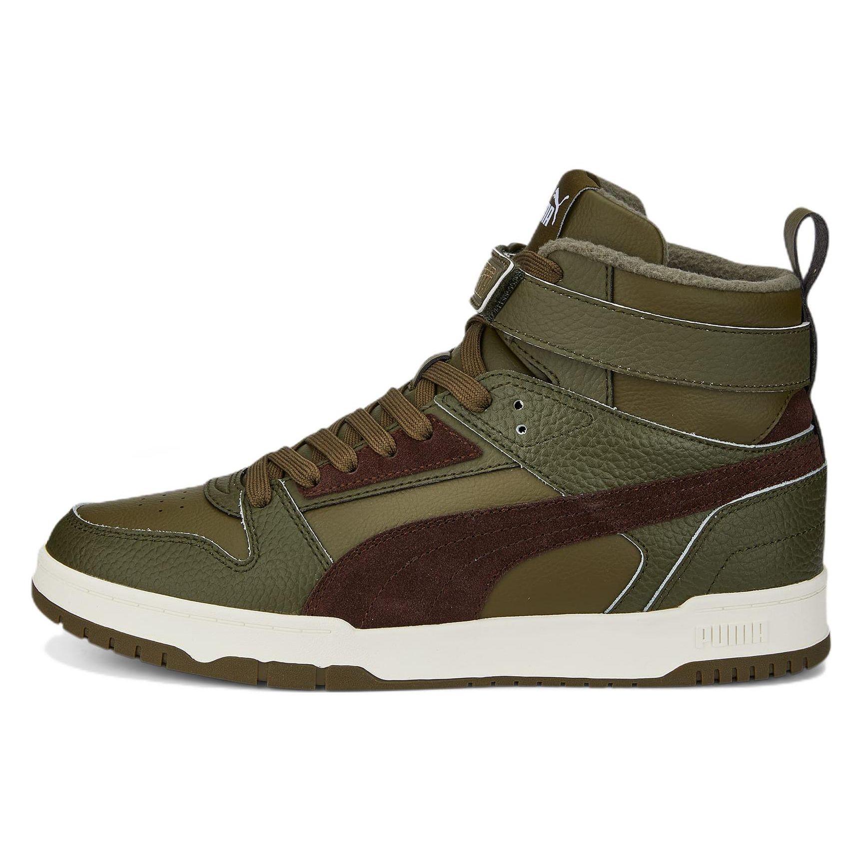 

Puma Rbd Game Повседневные высокие кроссовки Мужские кроссовки Оливково-зеленый 387604-01 41