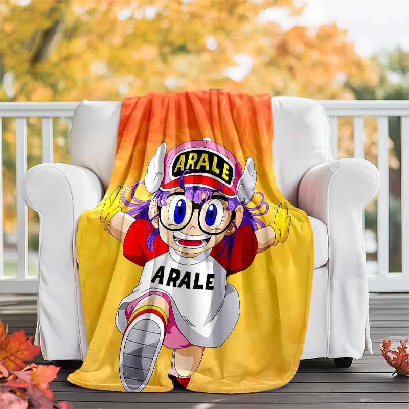 Arale Norimaki printed throw blanket—lightweight,soft,warm;versatile blanket for all seasons—perfect as &air-conditioning throw,nap blanket