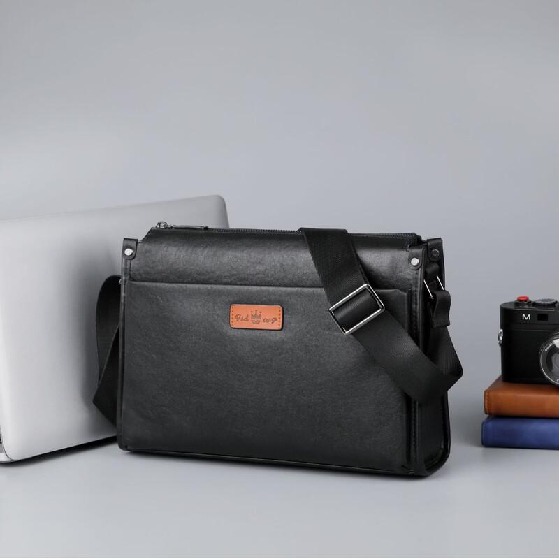 Мужская сумка-кроссбоди из коровьей кожи, первый слой