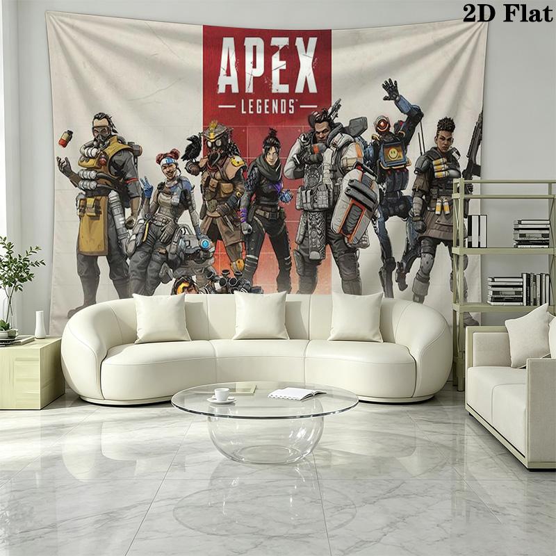 Apex Legends Wall Tapestry Aesthetic Wall Hanging Printed Fabric Blanket Decorative Tapestries for Bedroom Living Room Home Decor
