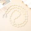120Cm Bag Chain For Handbag Handles Butterfly Beaded Phone Lanyard Diy Purse Replacement For Shoulder Bag Straps Pearl Belt