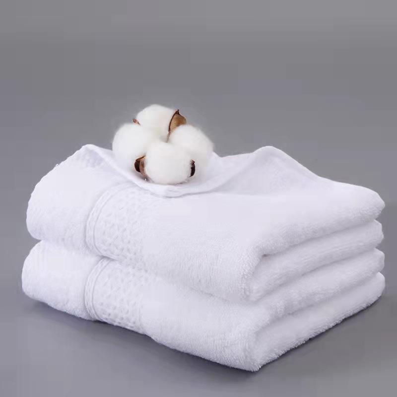 Towel cotton grid satin file household pure cotton plain face towel combed long-staple cotton towel supply