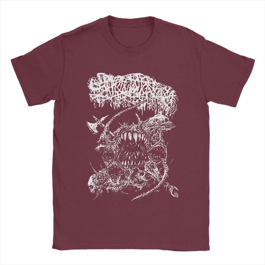 Herren Sanguisugabogg Band T-Shirts 100% Baumwollkleidung Lässig Kurzarm Rundhals T-Shirt Geschenkidee T-Shirt