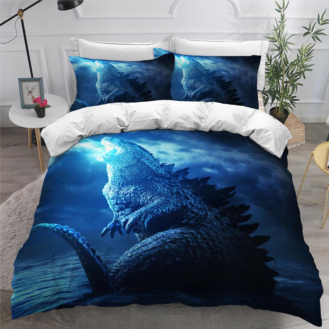 

Lyw3D Digital Printing Diy Quilt Set Three-Piece Set European And American Bedding Three-Piece Set 173*218/50*75*2