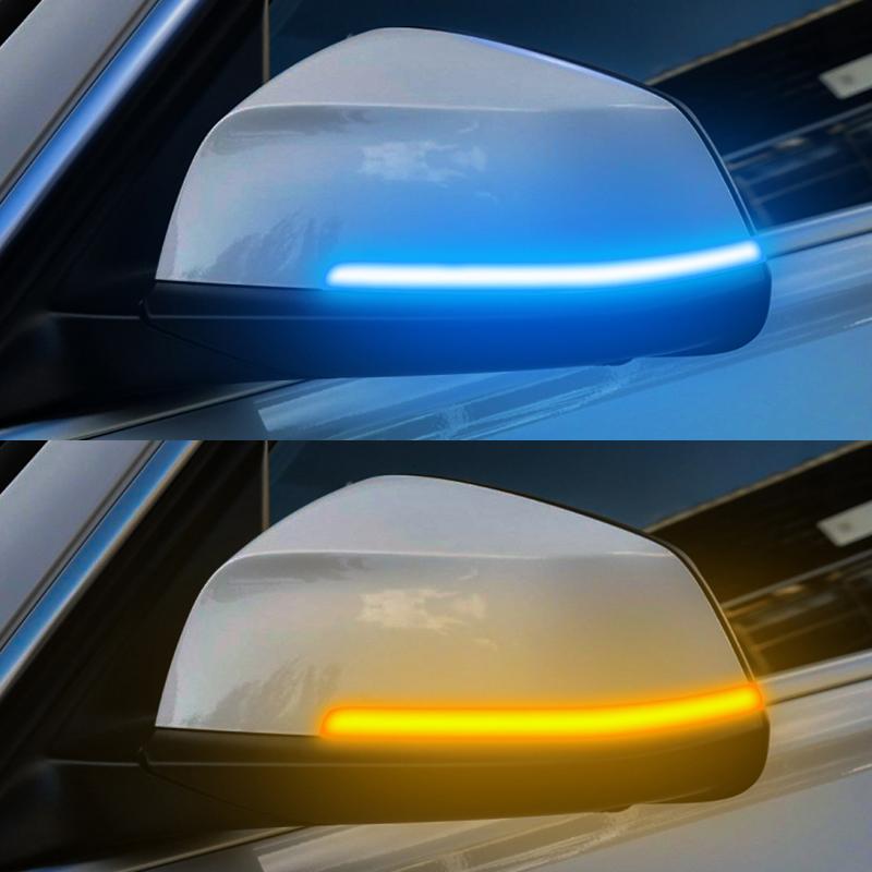 Lumină de semnalizare dinamică cu LED negru, oglindă laterală, lumină intermitentă pentru BMW 1 2 3 4 X1 Seria M F20 F30 F31 F32 F33 F34 F36 E84 i3